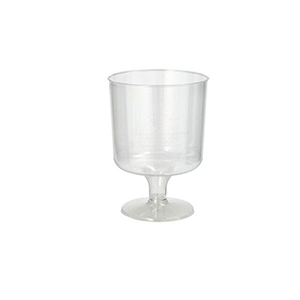 Disposable plastic glasses