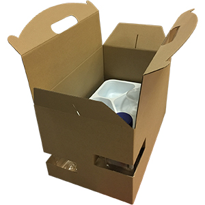Paper bags and diet box