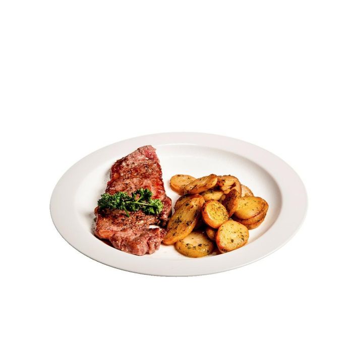 LONG LiFE plate 270mm white, 6 pcs unbreakable, made of polycarbonate
