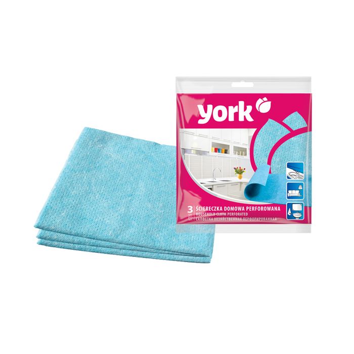 Ścierka domowa perforowana 3szt YORK (100)