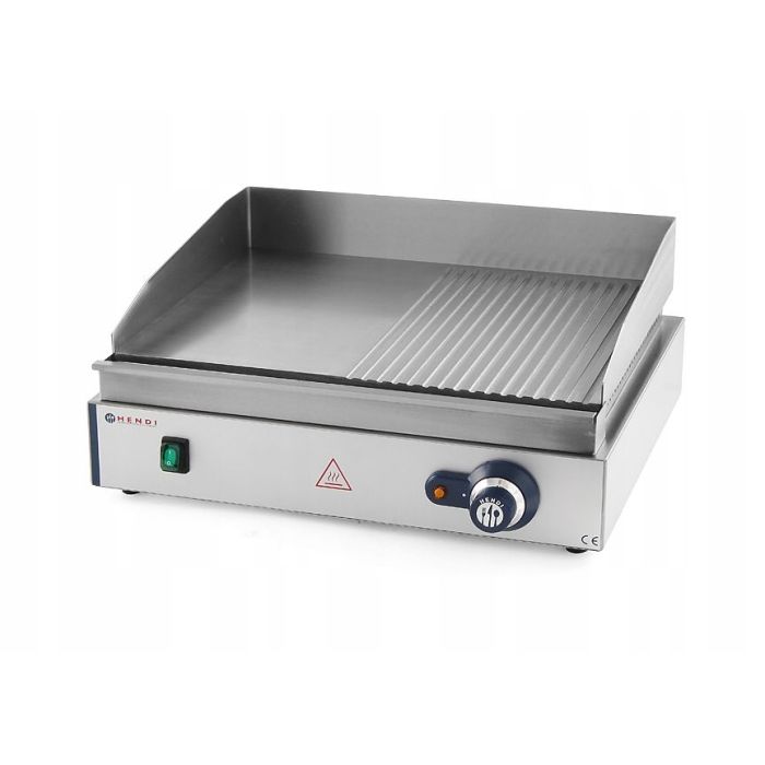 Płyta grillowa 1/2 gładka, 1/2 ryflowana - 203156