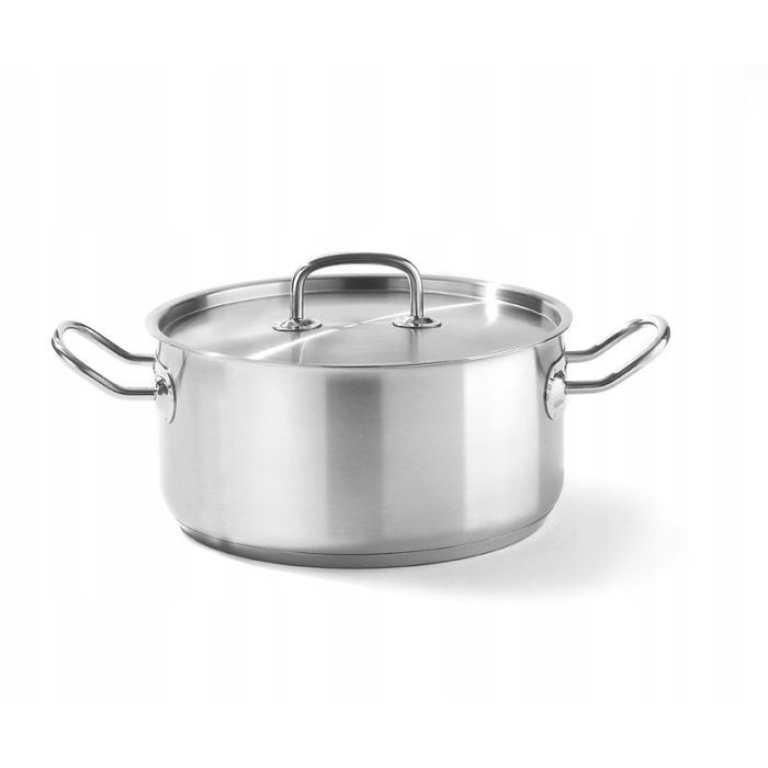 Kitchen Line low pot with lid 5L