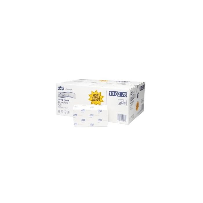 Towel ZZ Tork Premium white soft H3 230X230cm - 3000 leaves