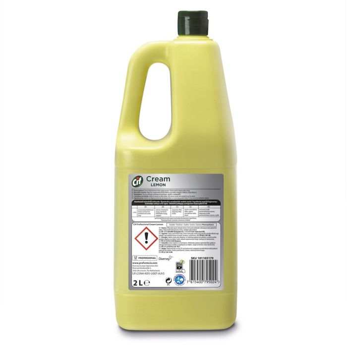 Cif Proffesional Cream Lemon 2L – cream cleaner for heavily soiled surfaces