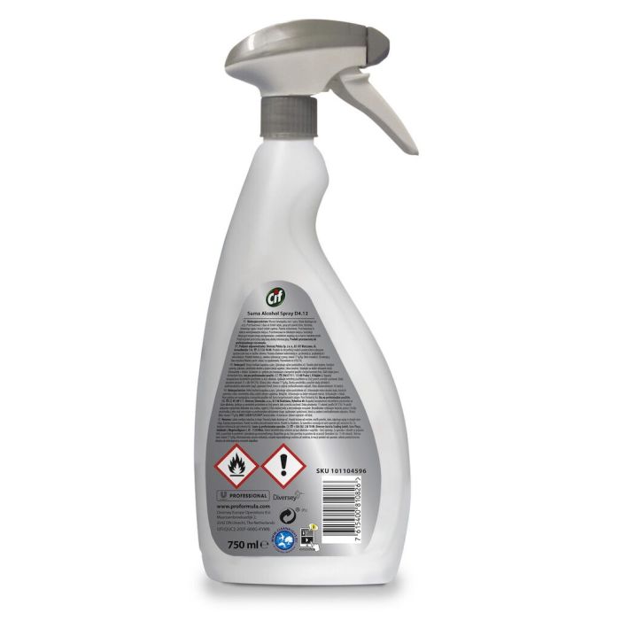 Cif Professional SumaAlcohol Spray D4.12  - preparat dezynfekujący w sprayu na bazie etanolu 750ml