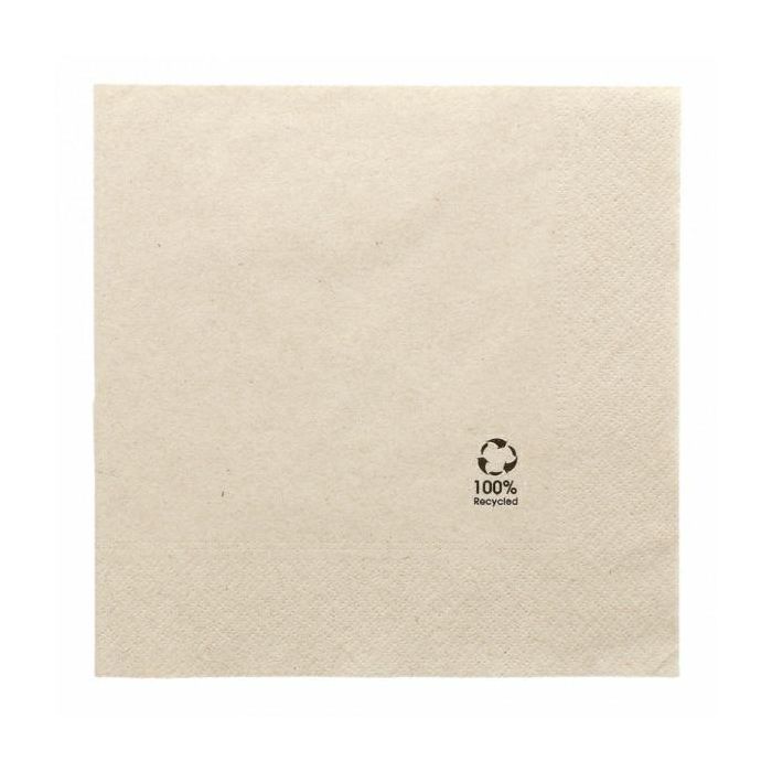 Napkins Feel Green 39x39 2 layers natural colour, compostable, 100 pcs.