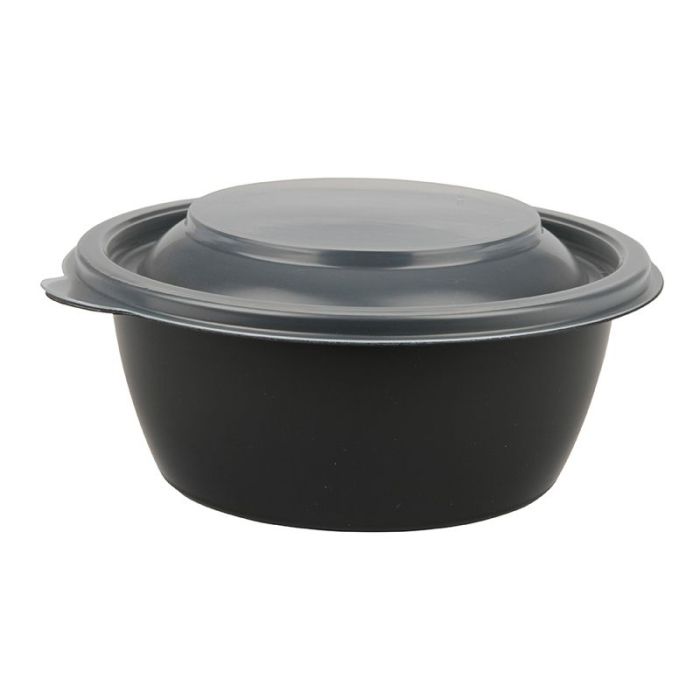 FastPac pojemnik okrągły 500ml czarny 13x7cm op. 50 sztuk