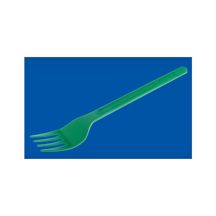 Fork COLOR green, price per package 20pcs