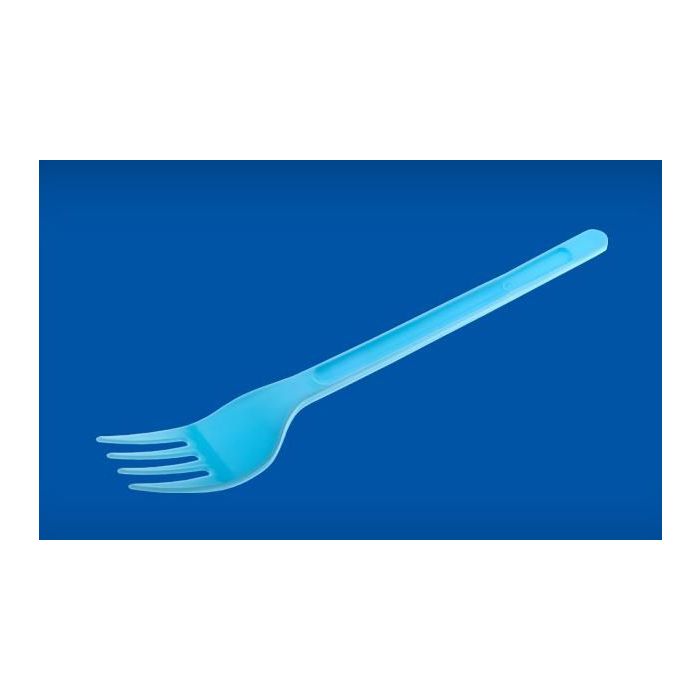 Fork COLOR light blue, price per pack 20pcs