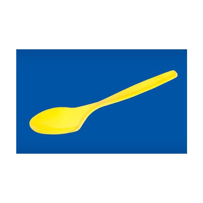Spoon COLOR yellow, price per package 20pcs