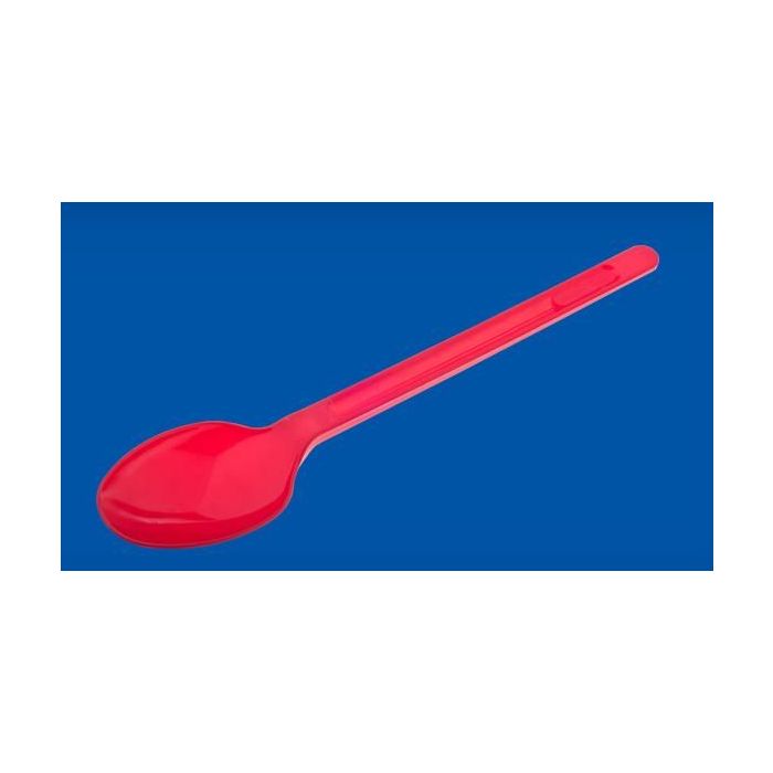 Spoon COLOR red, price per package 20pcs