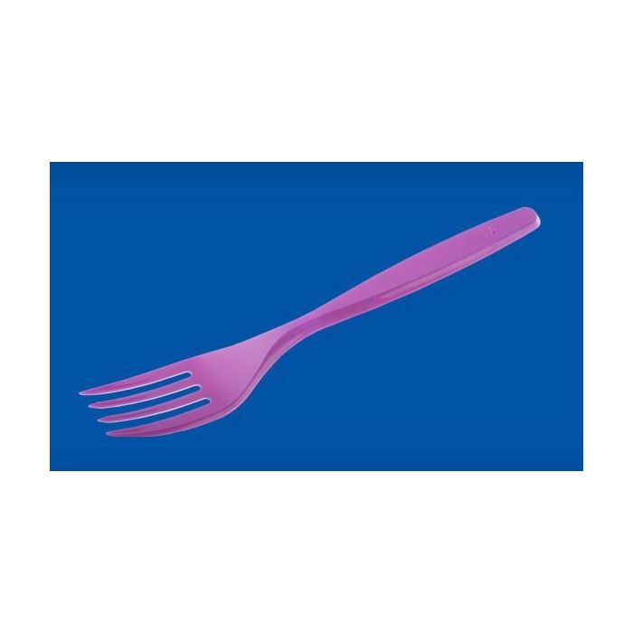 Fork BICOLOR violet, price per pack of 20pcs