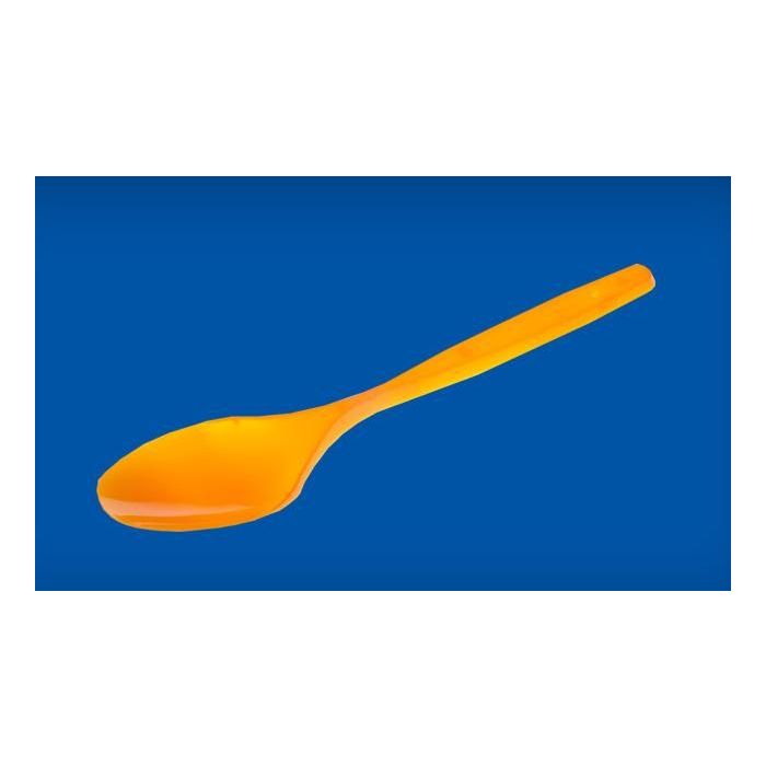 Spoon BICOLOR orange, price per pack of 20 pcs