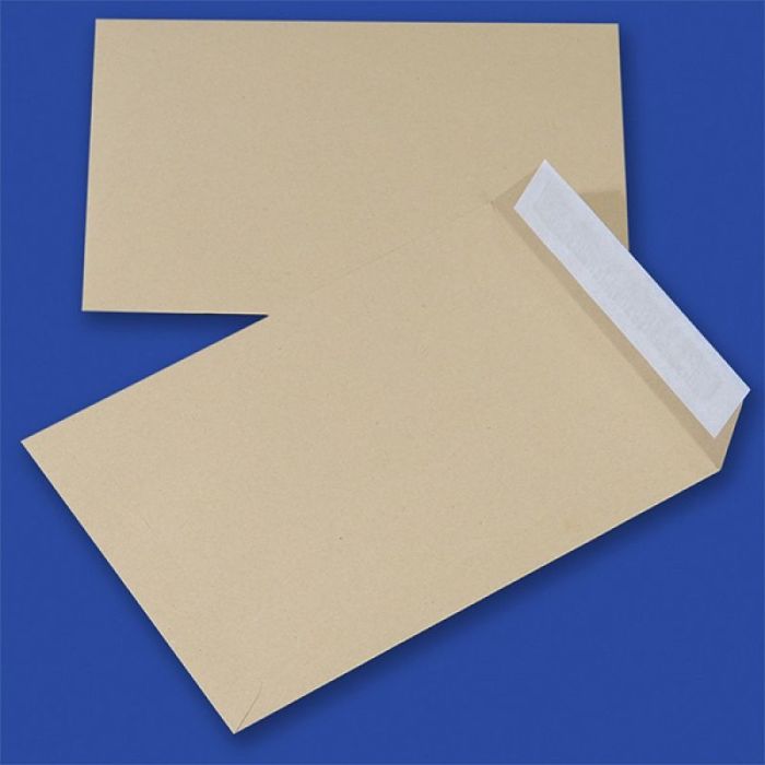 Envelopes with a silicone-coated self-adhesive OFFICE PRODUCTS, HK, C4, 229x324mm, 90gsm, 250pcs, brown