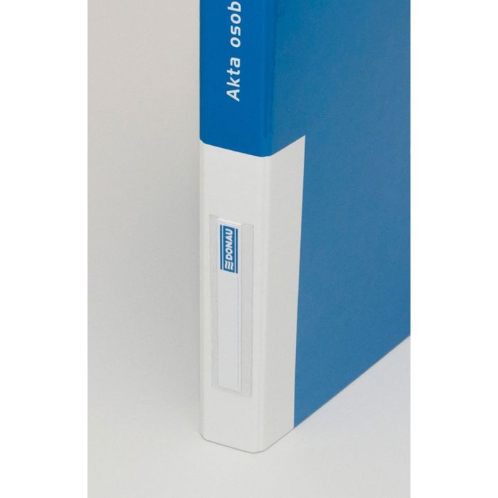 Ring Binder DONAU for personal files, cardboard, A4/2R/20mm, blue