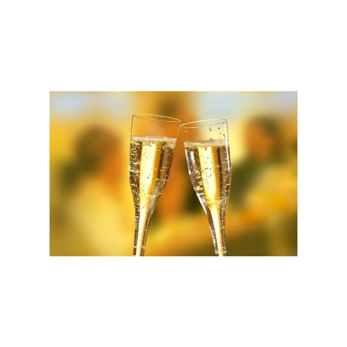 Champagne glasses PS, 0.1 l, Ø 5 cm, 17.5 cm, pack of 50 pcs, crystal clear, upper part without leg
