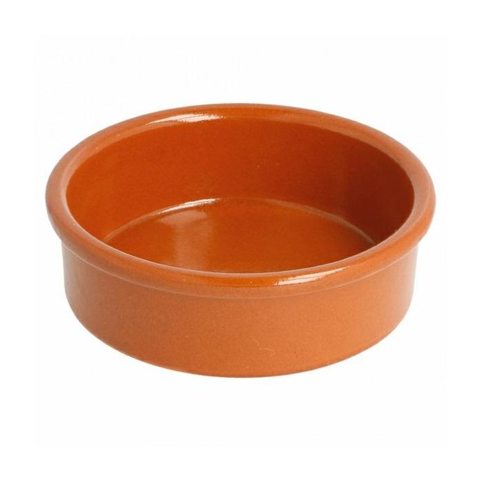 Gliniana mini miseczka okrągła 100ml, śr.8,95xh.2,9cm, terracotta