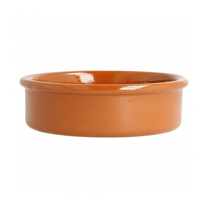 Gliniana mini miseczka okrągła 100ml, śr.8,95xh.2,9cm, terracotta