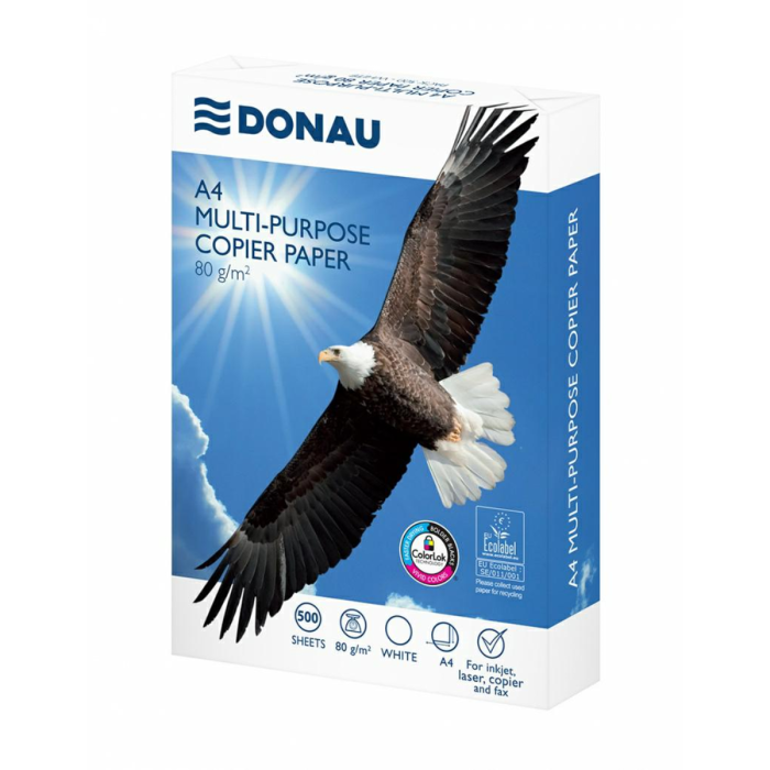 DONAU white A4 photocopy paper, 80 gsm, class C (k/5)