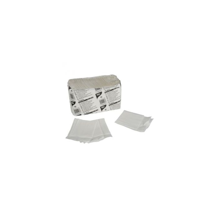 Dispenser napkins PAPSTAR, 1 layer, white paper, 25x30cm 8000 pieces