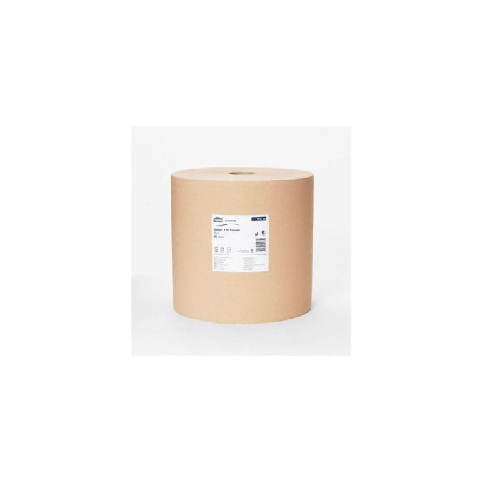 Cleaning cloth in large roll TORK 415 brown W1 - cellulose, waste paper