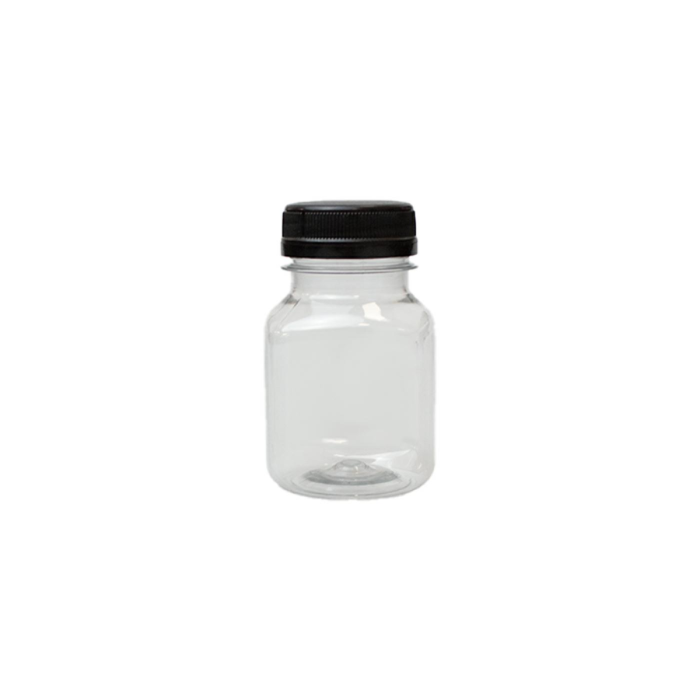rPET bottle square 100ml BK100 op.357pcs. TnP