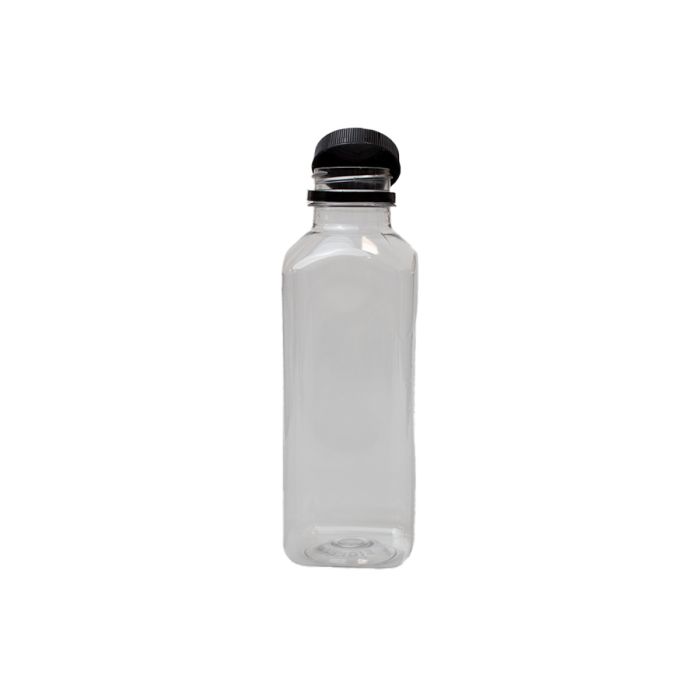 Cap fi.38 fixed black op.100pcs. (k/30) for PET bottles, TnP