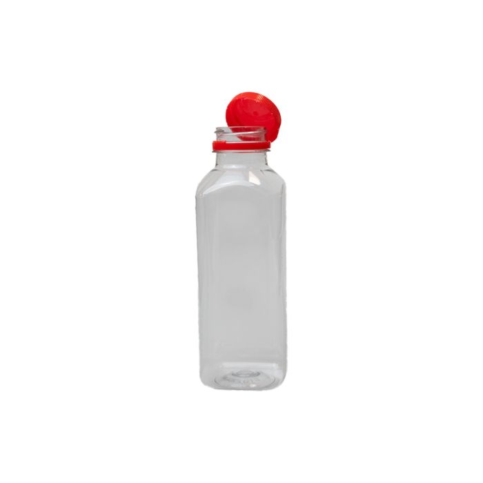 Cap fi.38 fixed red op.100pcs. (k/30) for PET bottles, TnP