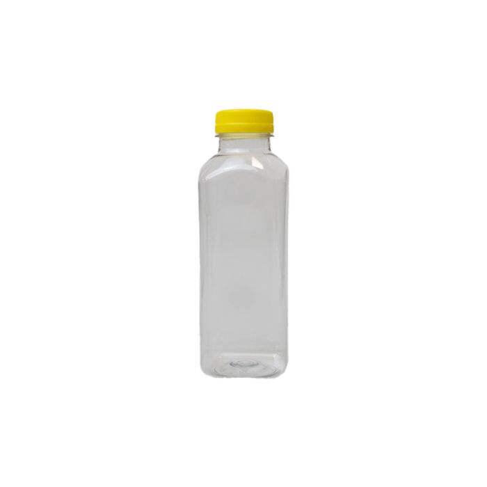 Cap fi.38 fixed yellow op.100pcs. (k/30) for PET bottles, TnP