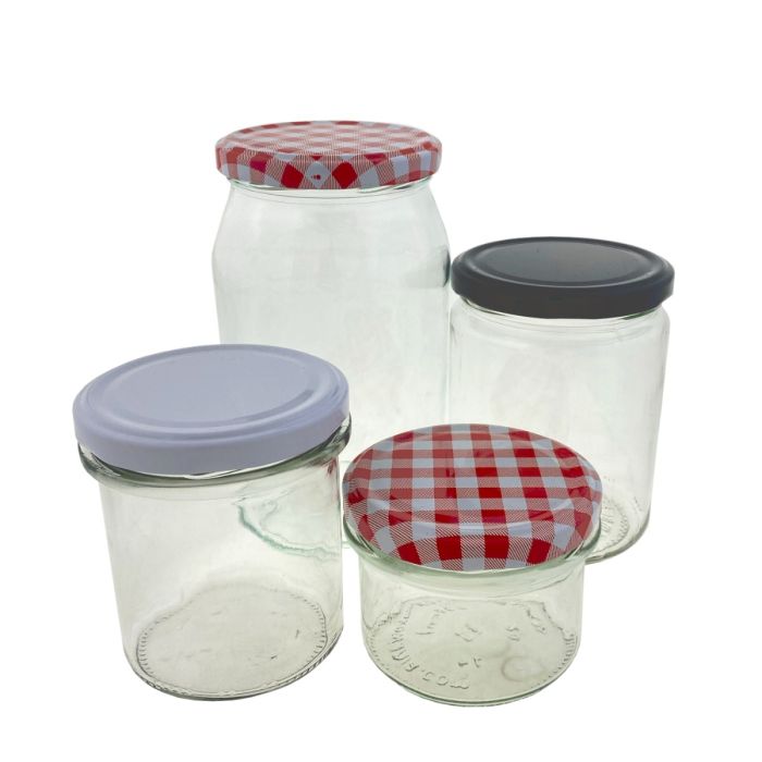 Glass jar 350 ml, 8 pieces