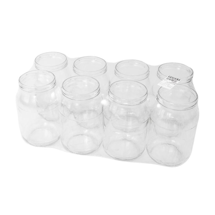Glass jar 900 ml, 8 pieces