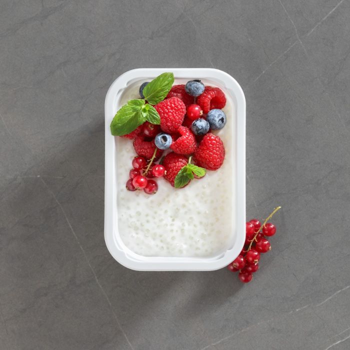 T W 187/137/1 H36 G seal 50pcs capacity 650ml height 3.6 cm white, not sealed, smooth Bittner (k/12)