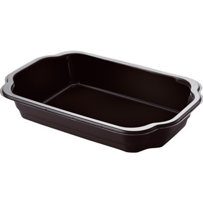 T B 250/159/1 H43 G capacity 246 pcs. 1100 ml, height 4.3 cm, black, undivided HMR