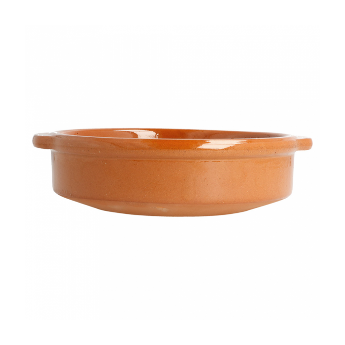 Clay round bowl diameter 15xh.4.5 cm terracotta