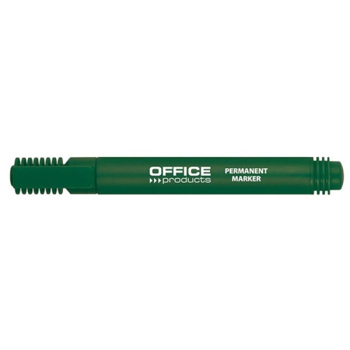 Marker, permanent, OFFICE PRODUCTS, round, 1-3mm (line), green