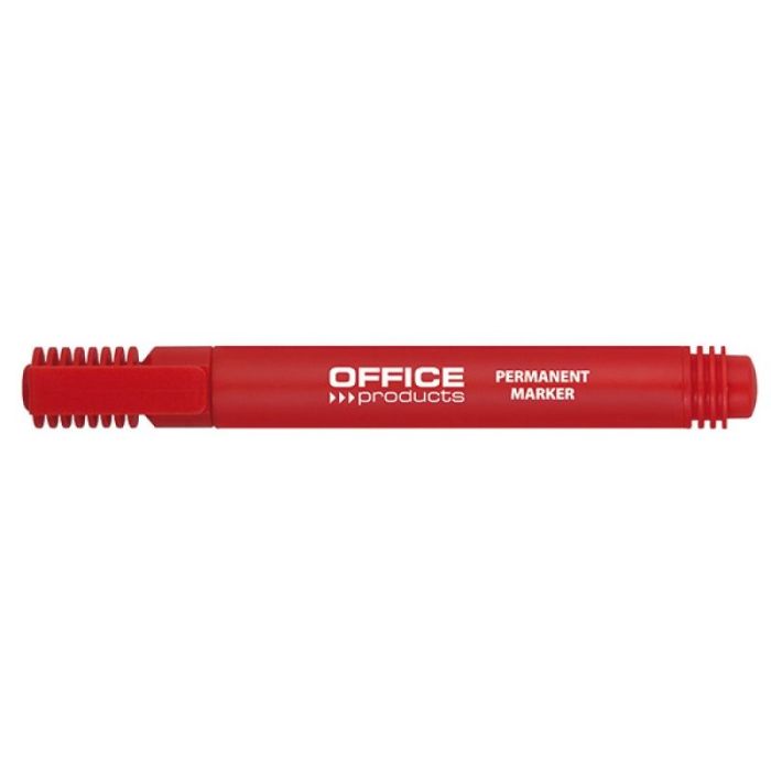Marker, permanent, OFFICE PRODUCTS, round, 1-3mm (line), red