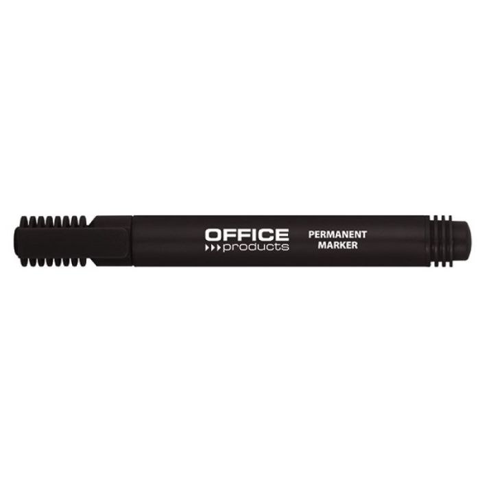 Marker, permanent, OFFICE PRODUCTS, round, 1-3mm (line), black
