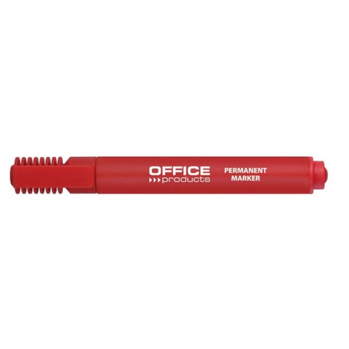 Permanent Marker OFFICE PRODUCTS, chisel, 1-5 mm, red