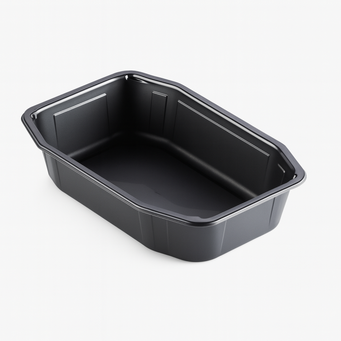 T B 215/148/1 H50 G poj. zgrzew. op.312szt. 1035ml, wysokość 5cm, czarny DUNI HMR