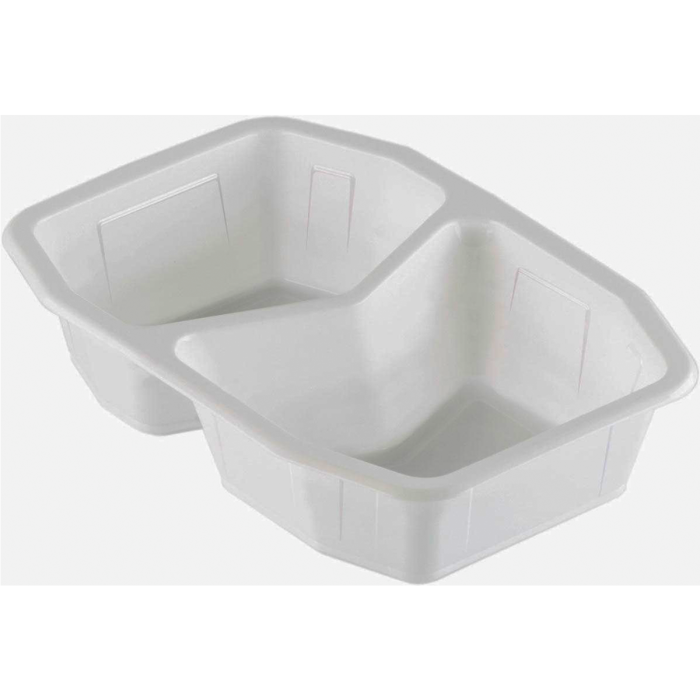 T W 215/148/2 H50, 940ml, 312-pack, height 5cm, white, two-piece HMR