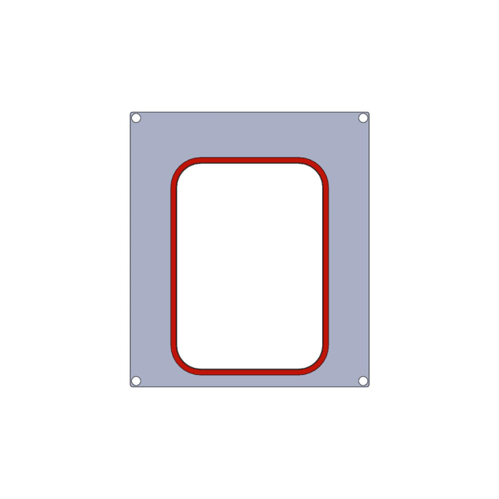 Ramka, matryca do tacek 187x137mm niedzielona, maszyna AG02