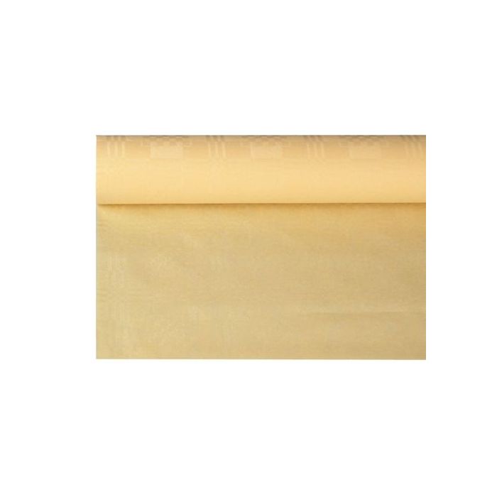 Obrus papierowy 1,2m x 8m kremowy wytłoczenie damaszkowe