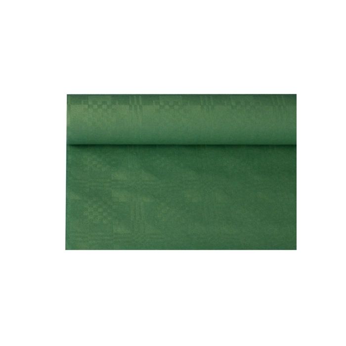 Obrus papierowy 1,2m x 8m c.zielony wytłoczenie damaszkowe
