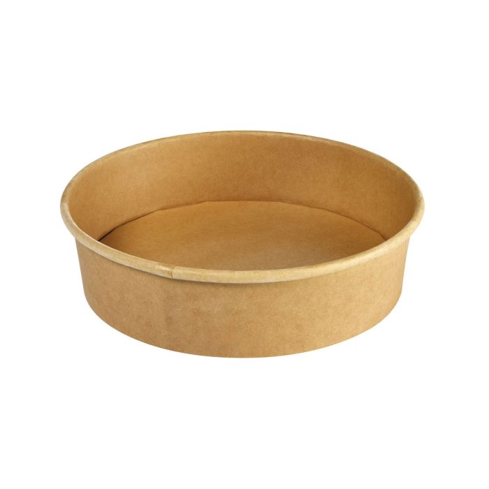 Miska fi.184mm KRAFT 900ml h.49mm op.50szt powleczenie PLA (k/6) PFAS Free