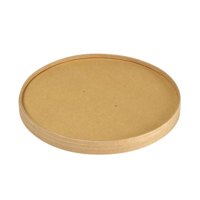 Lid for Duni Ronda kraft bowls fi.184mm a.25pcs. PFAS Free