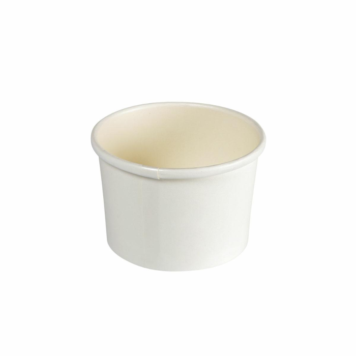 PAP/PLA ice cream cup, 240 ml, white, pack of 25, diameter 90 mm (k/16) Duni BioPak