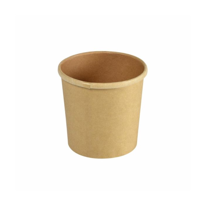 Duni PAP/PLA KRAFT paper bowl 360ml a.25pcs.