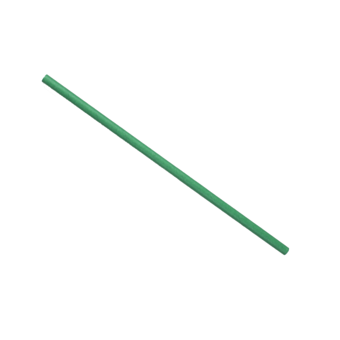 Słomki papierowe śr.6mm dł.19,7cm ZIELONE op.100szt. (k/55) TnG