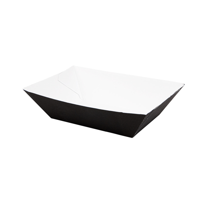 Black tray 1200ml 11,9x7,9x5,5cm pack of 100 (box/10) THEPACK®