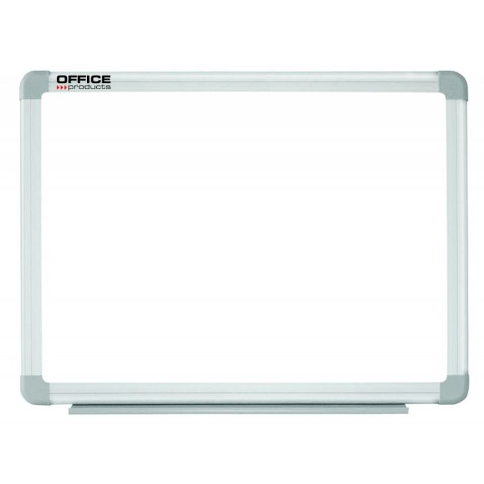 Dry-wipe magnetic whiteboard, OFFICE PRODUCTS, 120x90cm, lacquered, aluminium frame
